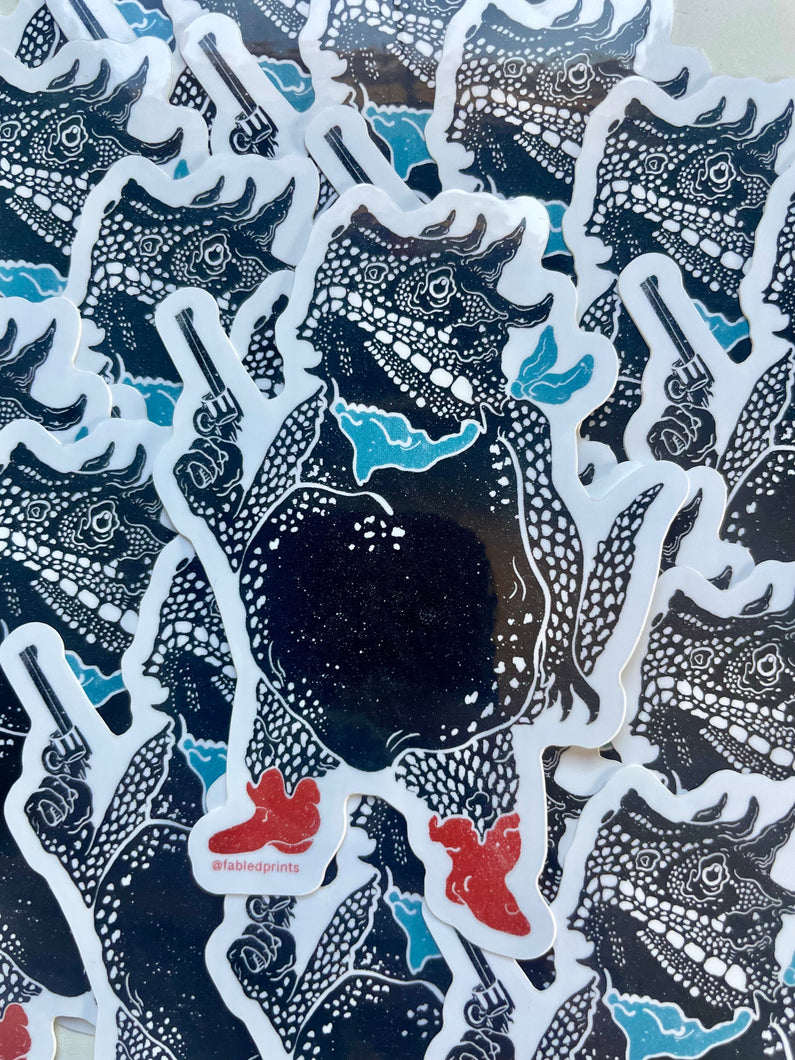 Cowboy Dan Sticker